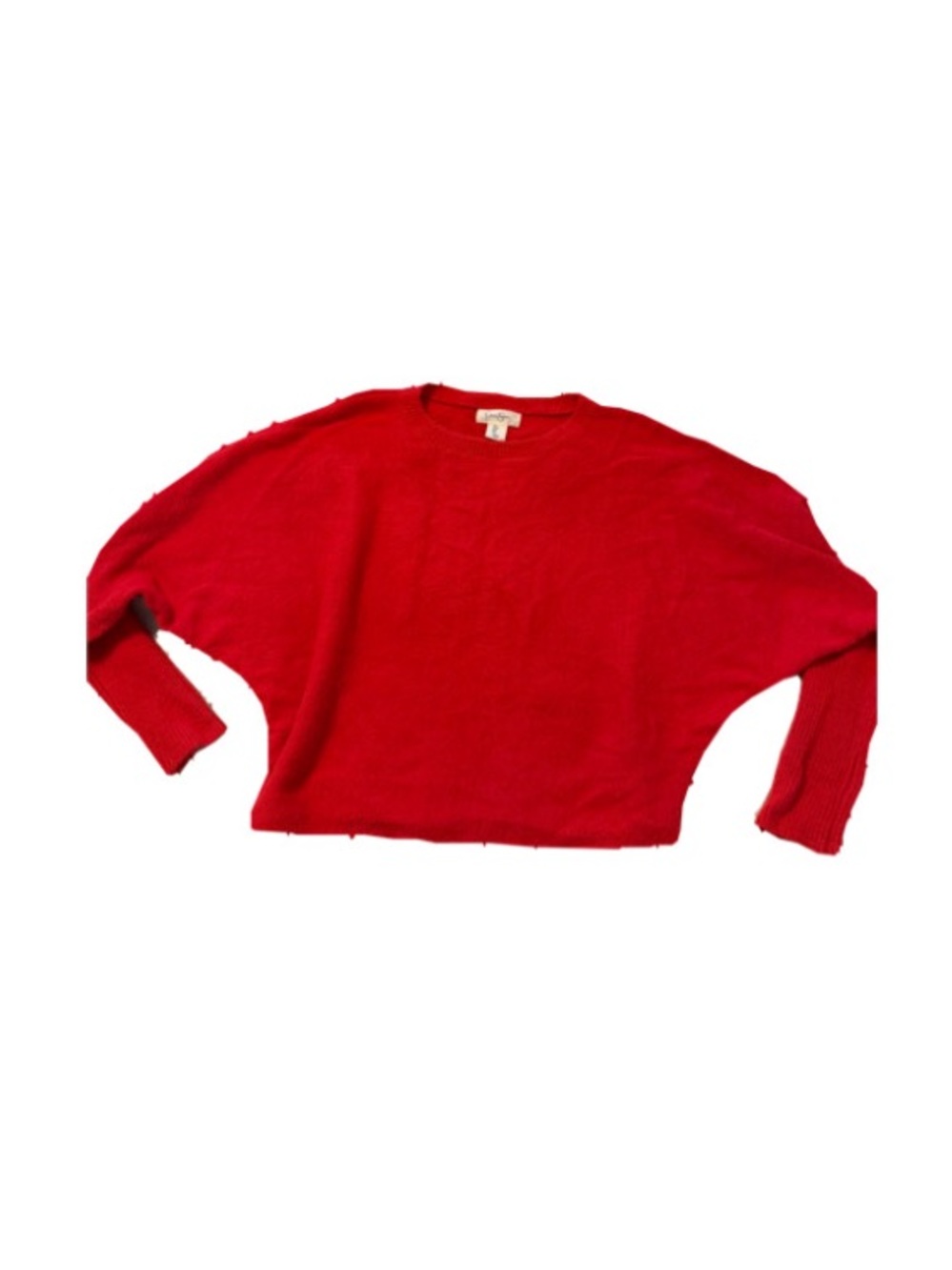 Jessica Simpson Bright Red Crewneck Sweater
